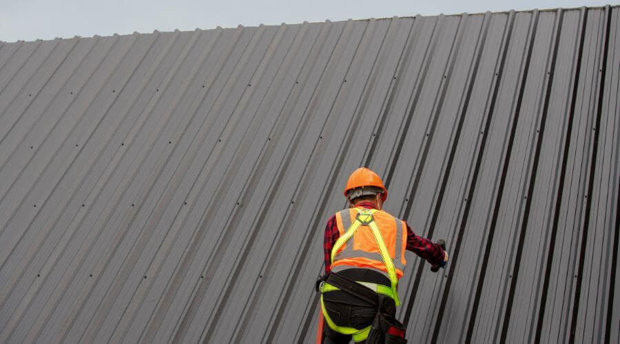 Professional metal roof installation services in New Troy, MI